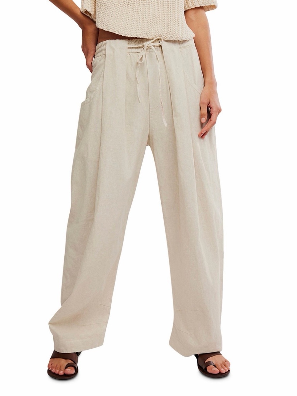 Free People Chambers Laidback Pull Up Pants - NWT - XS